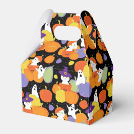 Halloween Pumpkins Cats en Ghosts Colorful Bedankdoosjes