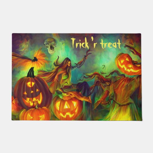 Halloween Pumpkins Doormat Deurmat (Voorkant)