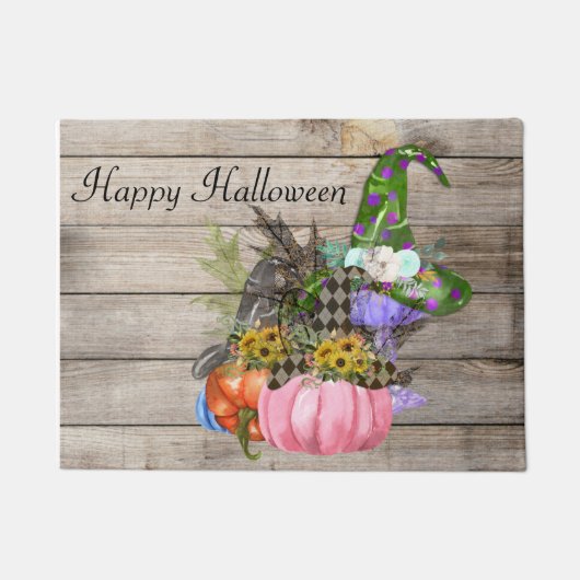 Halloween Pumpkins, Fall Leaves Doormat Deurmat (Voorkant)