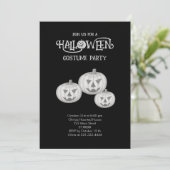 Halloween Pumpkins - Hand-getrokken illustratie Kaart (Staand voorkant)