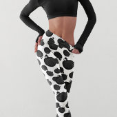 Halloween Pumpkins Herfst Autumn Black White Moder Leggings