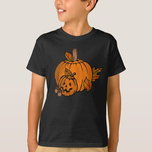 Halloween Pumpkins Holiday kinder t-shirt (Voorkant)