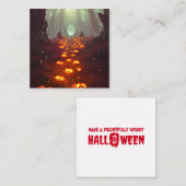 Halloween Pumpkins in The Haunted Forest Notitiekaartje (Voorkant / Achterkant)