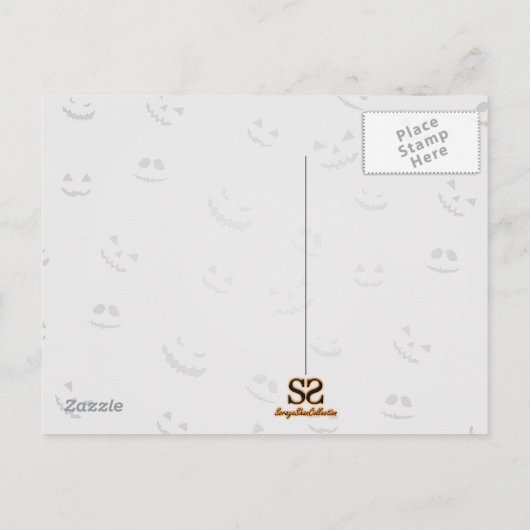 Halloween Pumpkins Jack-o-Lantern Briefkaart (Achterkant)