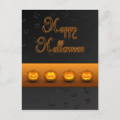 Halloween Pumpkins Jack-o-Lantern Briefkaart (Voorkant)