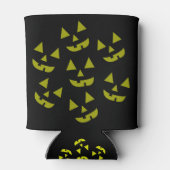 Halloween Pumpkins Jack O' Lantern Can Cooler (Achterkant)