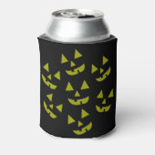Halloween Pumpkins Jack O' Lantern Can Cooler (Blikje Achterkant)