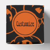 Halloween Pumpkins Jack-O-Lantern Cube Favor Box Bedankdoosjes (Bovenkant)