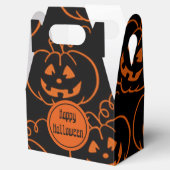 Halloween Pumpkins Jack-O-Lantern Gable Favor Box Bedankdoosjes (Geopend)