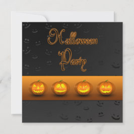 Halloween Pumpkins Jack-o-Lantern Kaart