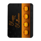 Halloween Pumpkins Jack-o-Lantern Magneet (Verticaal)
