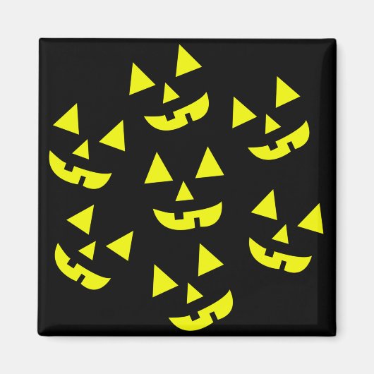 Halloween Pumpkins Jack O' Lantern Magneet (Voorkant)