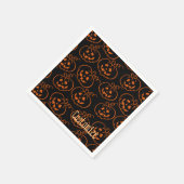 Halloween Pumpkins Jack-O-Lantern Napkins Servet (Hoek)