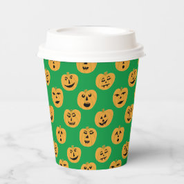 Halloween PUMPKINS Jack-O-Lantern Papieren Bekers