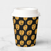Halloween PUMPKINS Jack-O-Lantern Papieren Bekers (Rechts)