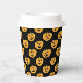 Halloween PUMPKINS Jack-O-Lantern Papieren Bekers (Voorkant)
