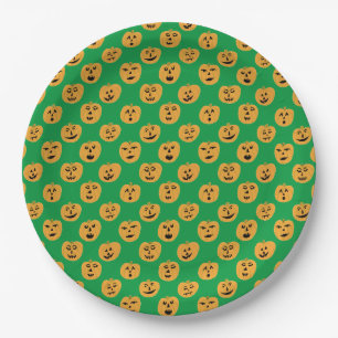 Halloween PUMPKINS Jack-O-Lantern Papieren Bordje