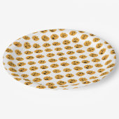 Halloween PUMPKINS Jack-O-Lantern Papieren Bordje (Gekanteld)