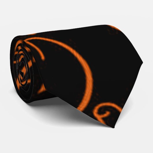 Halloween Pumpkins Jack-O-Lantern Stropdas (Opgerold)