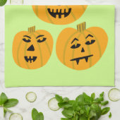 Halloween PUMPKINS Jack-O-Lantern Theedoek (Gevouwen)