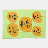Halloween PUMPKINS Jack-O-Lantern Theedoek (Horizontaal)