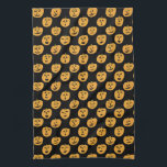 Halloween PUMPKINS Jack-O-Lantern Theedoek<br><div class="desc">Decoreer je keuken met deze leuke pompoenen keukenhanddoek. Maakt een geweldig seizoensgebonden huishouden of bruiloft cadeau! U kunt het aanpassen en tekst ook toevoegen. Bekijk mijn winkel voor veel meer kleuren en patronen!</div>