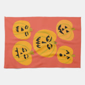 Halloween PUMPKINS Jack-O-Lantern Theedoek (Horizontaal)