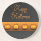 Halloween Pumpkins Jack-o-Lantern Zandsteen Onderzetter (Voorkant)