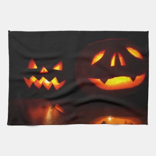 Halloween Pumpkins Kitchen Towels Theedoek (Horizontaal)