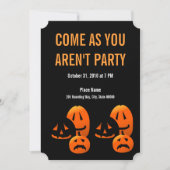 Halloween Pumpkins komt omdat jij geen partij bent Kaart (Voorkant)
