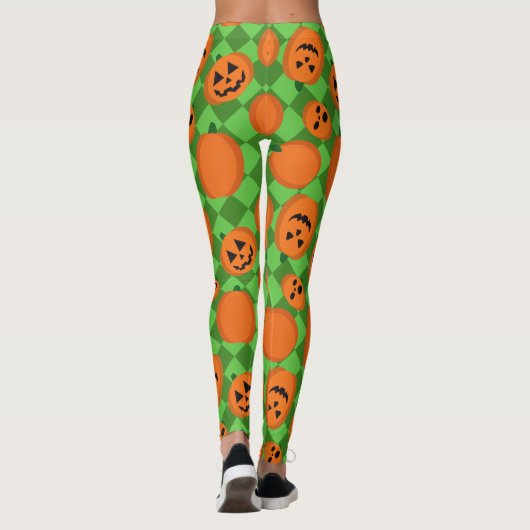Halloween Pumpkins Leggings (Achterkant)
