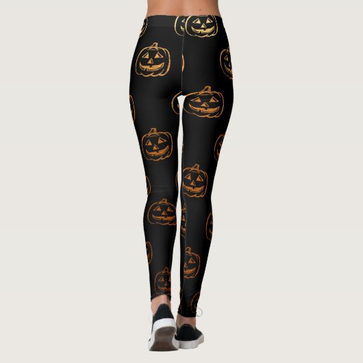 Halloween Pumpkins Leggings (Achterkant)