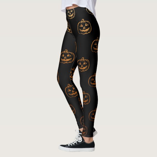 Halloween Pumpkins Leggings (Links)