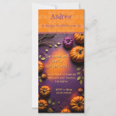 Halloween Pumpkins Magnetische Uitnodiging (Voorkant)