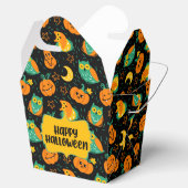 Halloween Pumpkins Moon Owls Favor Box Bedankdoosjes (Geopend)