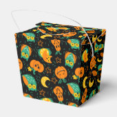 Halloween Pumpkins Moon Owls Favor Box Bedankdoosjes (Achterkant)