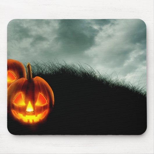 Halloween Pumpkins Muismat (Voorkant)