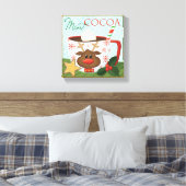 Halloween Pumpkins op Graveyard Canvas Afdruk (Insitu (Slaapkamer))