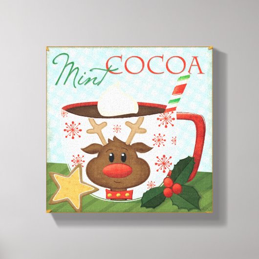 Halloween Pumpkins op Graveyard Canvas Afdruk (Voorkant)