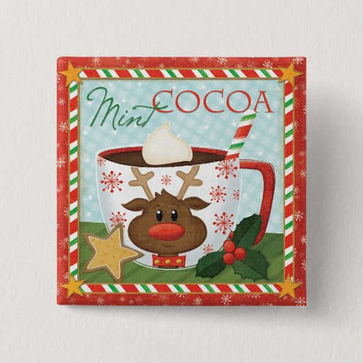 Halloween Pumpkins op Graveyard Vierkante Button 5,1 Cm (Voorkant)