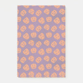 Halloween Pumpkins op Paars Achtergrondpatroon Post-it® Notes (Voorkant)
