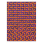 Halloween Pumpkins op Paars Achtergrondpatroon Tafelkleed (Voorkant)