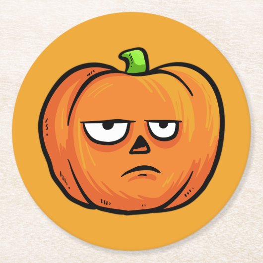 Halloween Pumpkins paper onderzetters 4 (Voorkant)