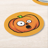 Halloween Pumpkins paper onderzetters 5 (Gebogen)