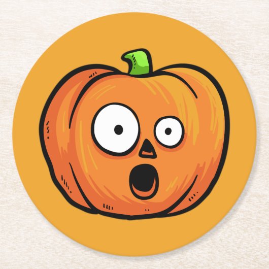 Halloween Pumpkins paper onderzetters 5 (Voorkant)