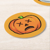 Halloween Pumpkins paper onderzetters 9 (Gebogen)