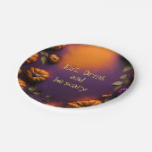 Halloween Pumpkins Papieren Bordje (Gekanteld)