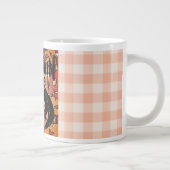 Halloween, Pumpkins Party, Black Pink  Grote Koffiekop (Rechts)