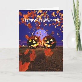 Halloween Pumpkins Plays Kaart
