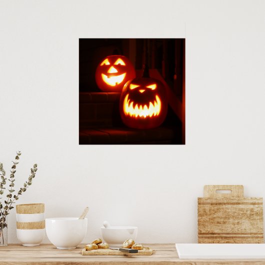 Halloween Pumpkins Poster (Keuken)
